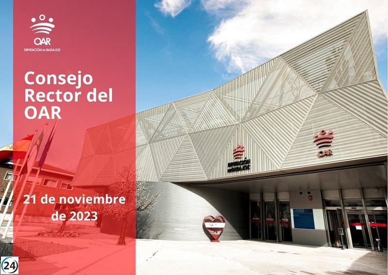 El OAR de Badajoz impulsa la digitalización y los anticipos a municipios en sus cuentas para 2024