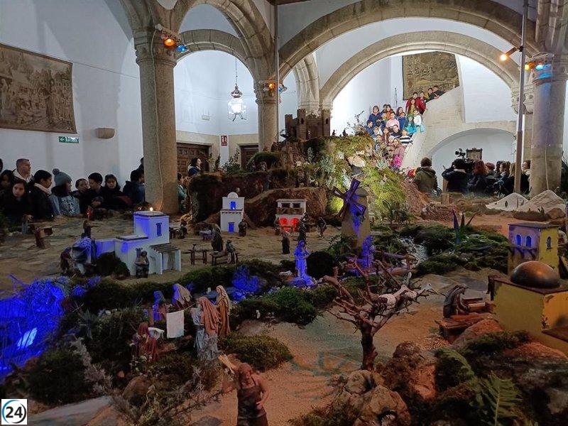 El Palacio de Carvajal en Cáceres presenta su impresionante Belén con más de 300 figuras, incluyendo una destacada Carantoña.