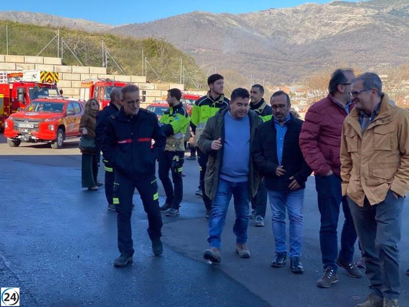 La inauguración del parque de bomberos de Jarandilla (Cáceres) acorta significativamente los tiempos de respuesta